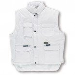 Chaleco multibolsillos blanco 288-VMB